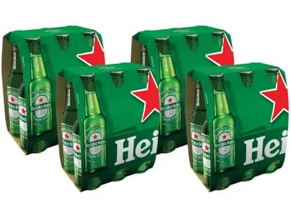 Cerveja Heineken Long Neck 330ml - Pack com 24 Unidades