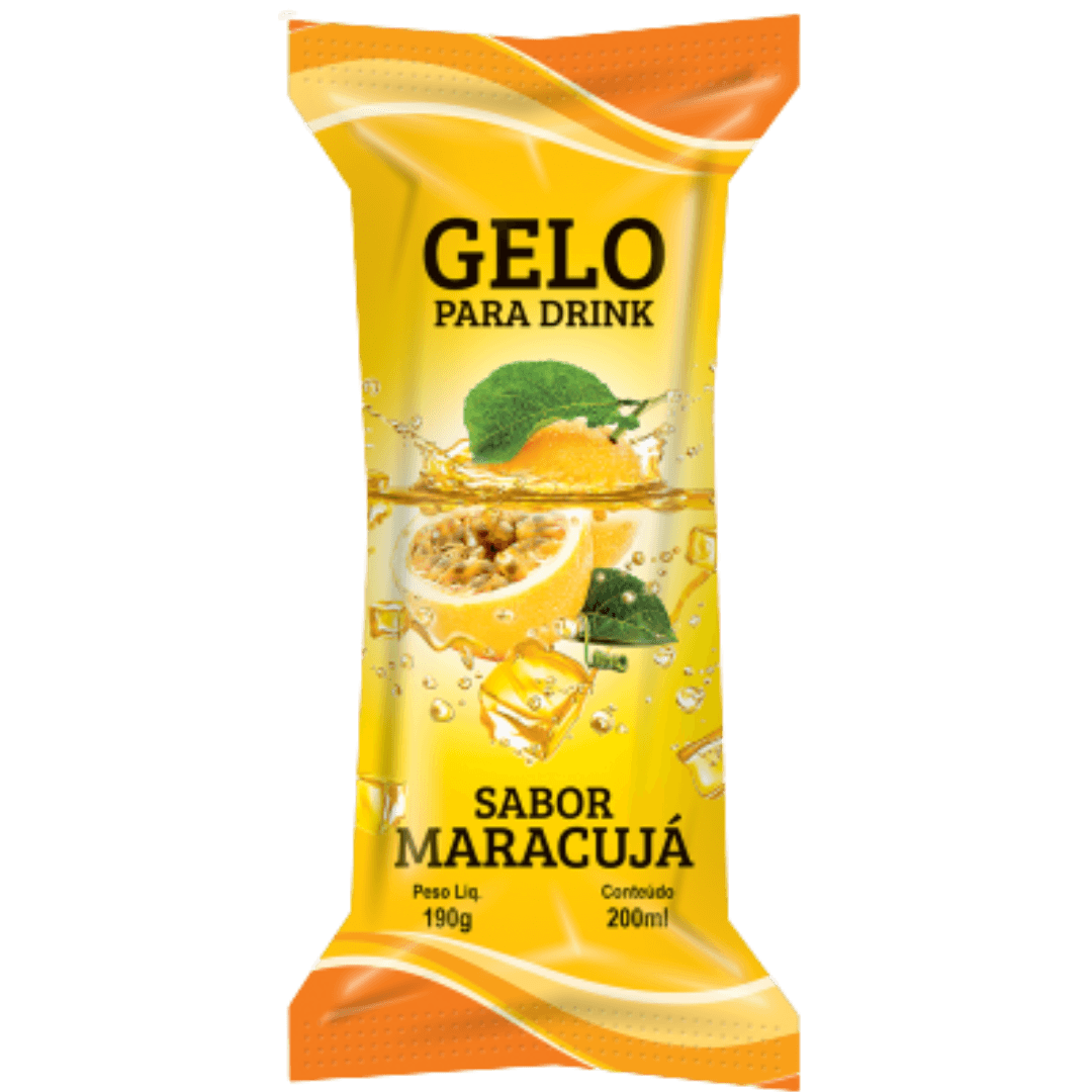 Gelo sabor maracujá