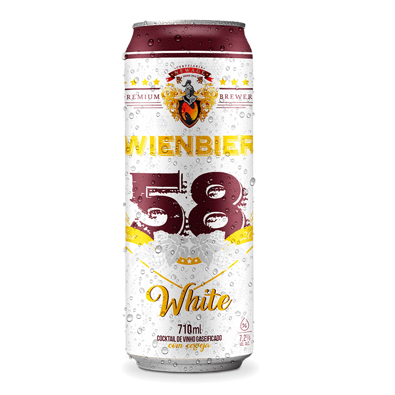 Cerveja Wienbier 58 White Lata 710ml