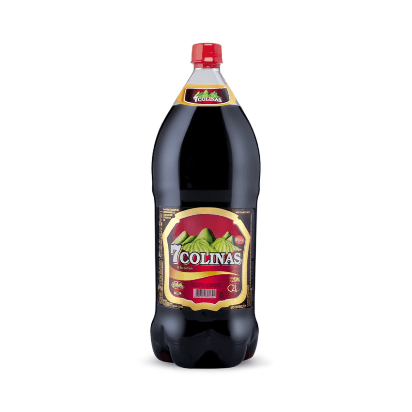 Coquetel de Vinho Sete Colinas Tinto Suave Garrafa 2L