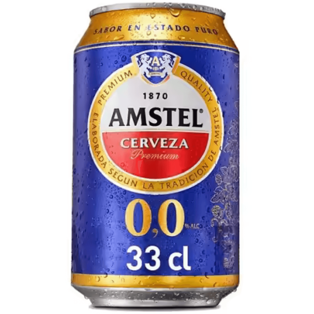 Cerveja Amstel Zero Álcool Lata 350ml