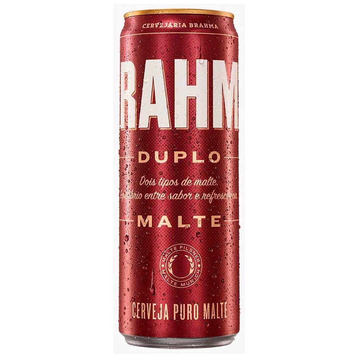 Cerveja Brahma Duplo Malte Puro Malte 350ml 