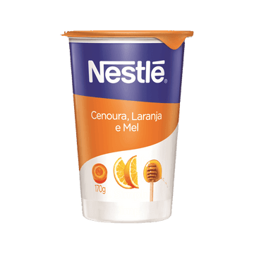 Iogurte Parcialmente Desnatado Cenoura, Laranja e Mel Nestlé Copo 170g